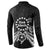 Kia Orana Cook Islands Button Sweatshirt 2025 Pasifika Polynesian Turtle Black Color
