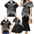 Kia Orana Cook Islands Family Matching Mermaid Dress and Hawaiian Shirt 2025 Pasifika Polynesian Turtle Black Color