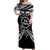 Kia Orana Cook Islands Off Shoulder Maxi Dress 2025 Pasifika Polynesian Turtle Black Color