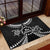 Kia Orana Cook Islands Rubber Doormat 2025 Pasifika Polynesian Turtle Black Color