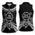 Kia Orana Cook Islands Women Sleeveless Polo Shirt 2025 Pasifika Polynesian Turtle Black Color