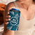 Kia Orana Cook Islands 4 in 1 Can Cooler Tumbler Polynesian Turtle Crowberry Blue Color