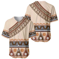 Bula Fiji Baseball Jersey 2025 Pasifika Traditional Fijian Masi