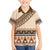 Bula Fiji Family Matching Short Sleeve Bodycon Dress and Hawaiian Shirt 2025 Pasifika Traditional Fijian Masi