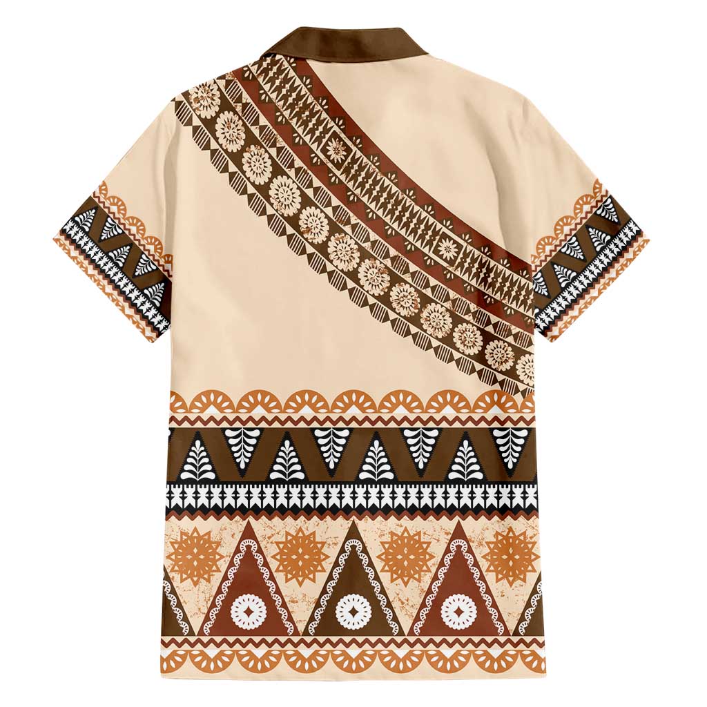 Bula Fiji Hawaiian Shirt 2025 Pasifika Traditional Fijian Masi
