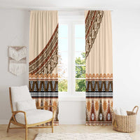Bula Fiji Window Curtain 2025 Pasifika Traditional Fijian Masi