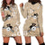 Bula Fiji Iri Buli Hoodie Dress Woven Fan With Fijian Tapa