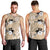 Bula Fiji Iri Buli Men Tank Top Woven Fan With Fijian Tapa