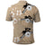 Bula Fiji Iri Buli Polo Shirt Woven Fan With Fijian Tapa