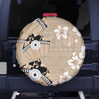 Bula Fiji Iri Buli Spare Tire Cover Woven Fan With Fijian Tapa