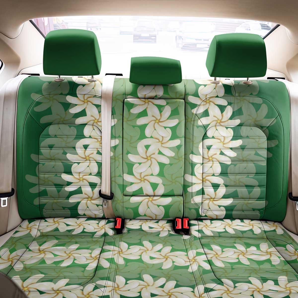 Ia Orana Tahiti Tiare Maori Seamless Style Back Car Seat Cover