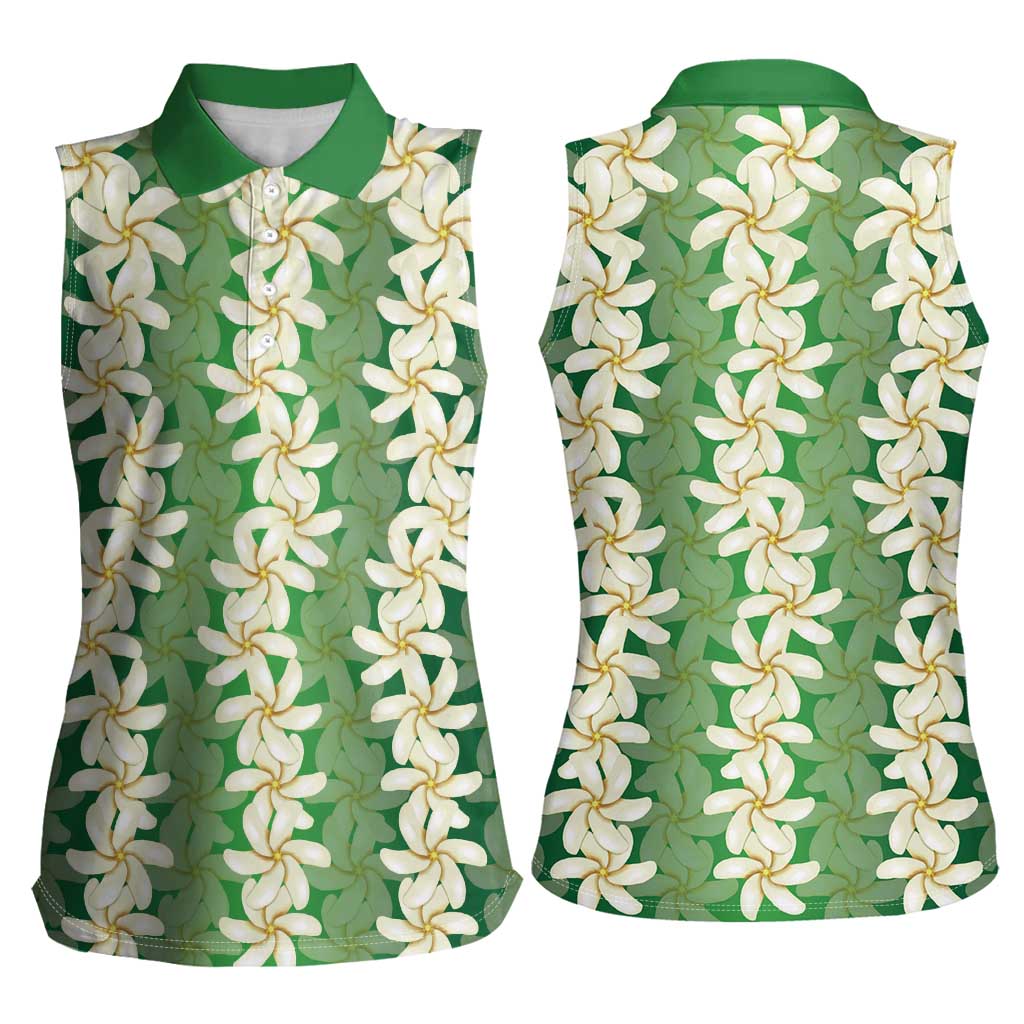 Ia Orana Tahiti Tiare Maori Seamless Style Women Sleeveless Polo Shirt