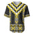 Yellow Taniko Aotearoa Baseball Jersey Niho Taniwha Mix Poutama