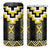 Yellow Taniko Aotearoa 4 in 1 Can Cooler Tumbler Niho Taniwha Mix Poutama