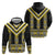 Yellow Taniko Aotearoa Hoodie Niho Taniwha Mix Poutama