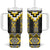Yellow Taniko Aotearoa Tumbler With Handle Niho Taniwha Mix Poutama