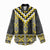 Yellow Taniko Aotearoa Women Casual Shirt Niho Taniwha Mix Poutama