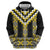 Yellow Taniko Aotearoa Zip Hoodie Niho Taniwha Mix Poutama