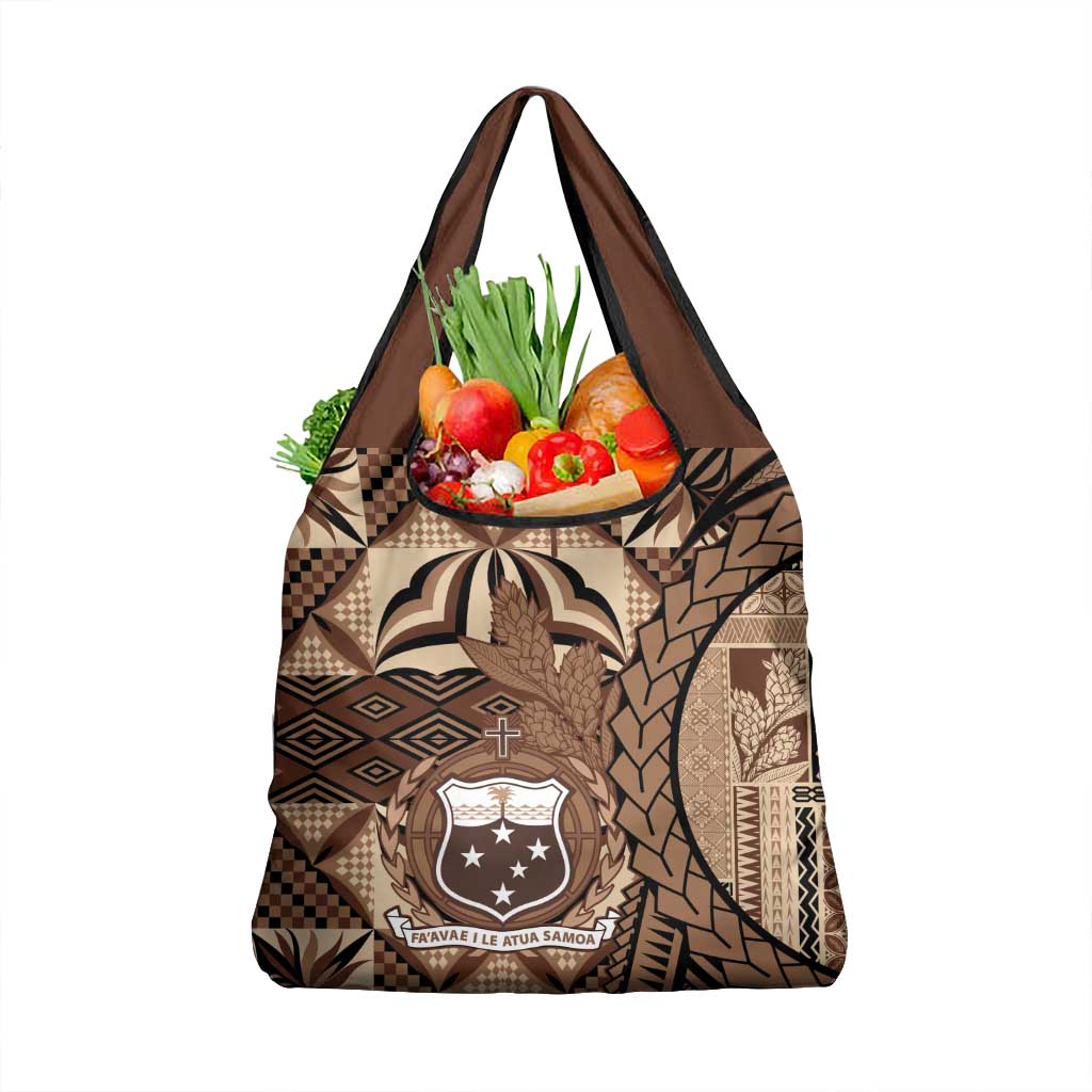 Samoa Siapo Grocery Bag Happy Independence Day Vintage Vibes