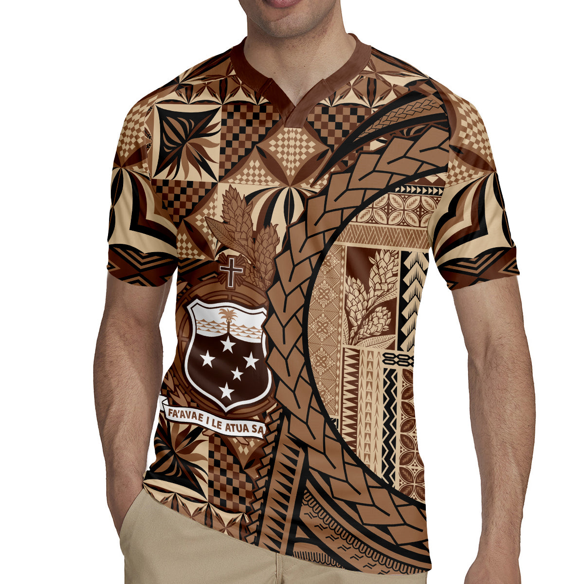 Samoa Siapo Rugby Jersey Happy Independence Day Vintage Vibes