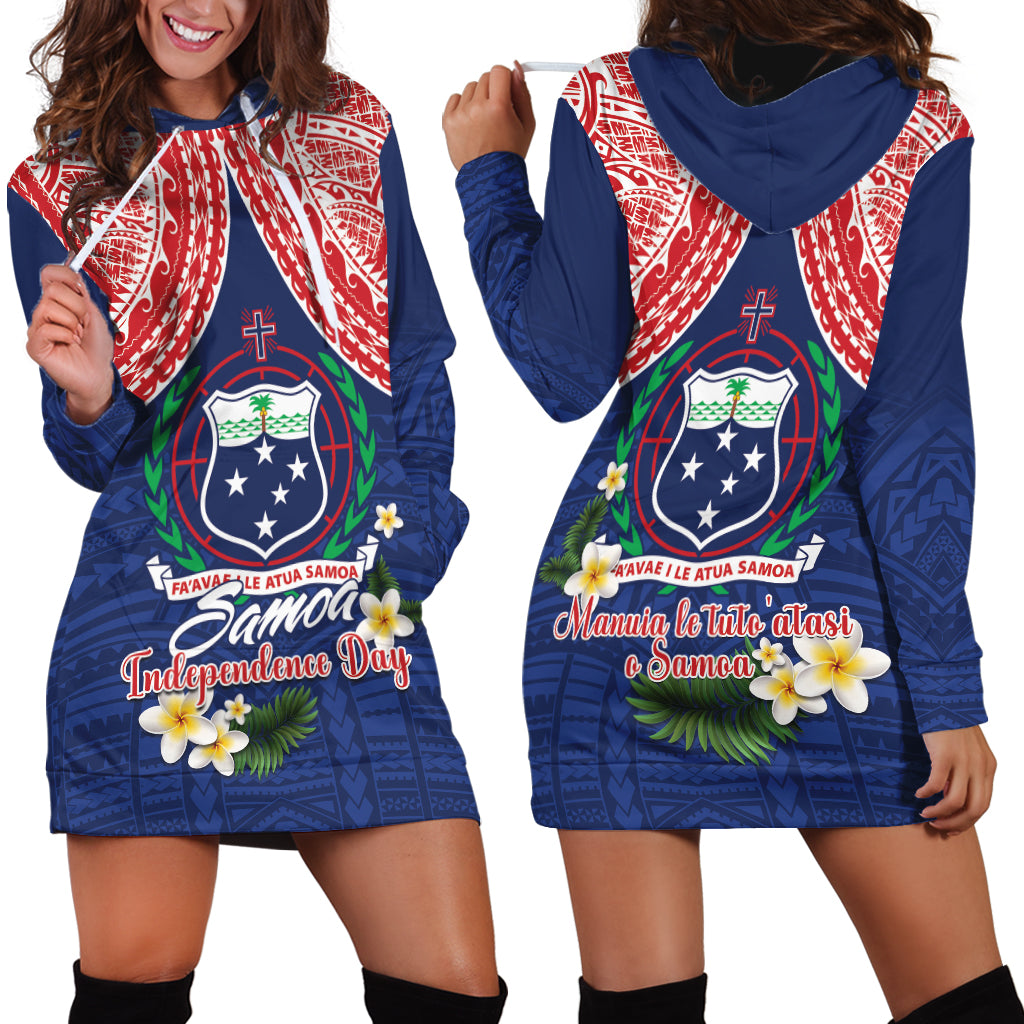 Samoan Independence Day Hoodie Dress Manuia Le Tutoatasi O Samoa