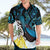 New Zealand Silver Fern Tui Bird Hawaiian Shirt Maori Kowhai Paua Shell Taniko Motifs
