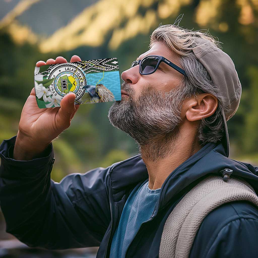 Cotabato Philippines Province 4 in 1 Can Cooler Tumbler Filipino Eagle Sampaguita Tinalak Pattern