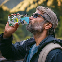 Cotabato Philippines Province 4 in 1 Can Cooler Tumbler Filipino Eagle Sampaguita Tinalak Pattern