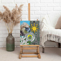 Cotabato Philippines Province Canvas Wall Art Filipino Eagle Sampaguita Tinalak Pattern
