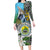 Cotabato Philippines Province Family Matching Long Sleeve Bodycon Dress and Hawaiian Shirt Filipino Eagle Sampaguita Tinalak Pattern