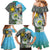 Cotabato Philippines Province Family Matching Mermaid Dress and Hawaiian Shirt Filipino Eagle Sampaguita Tinalak Pattern