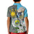 Cotabato Philippines Province Kid Polo Shirt Filipino Eagle Sampaguita Tinalak Pattern