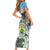 Cotabato Philippines Province Short Sleeve Bodycon Dress Filipino Eagle Sampaguita Tinalak Pattern