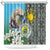 Cotabato Philippines Province Shower Curtain Filipino Eagle Sampaguita Tinalak Pattern