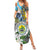 Cotabato Philippines Province Summer Maxi Dress Filipino Eagle Sampaguita Tinalak Pattern