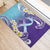 No Story Should End Too Soon Suicide Awareness Rubber Doormat Purple And Teal Polynesian Ribbon