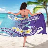 No Story Should End Too Soon Suicide Awareness Sarong Purple And Teal Polynesian Ribbon