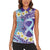 No Story Should End Too Soon Suicide Awareness Women Sleeveless Polo Shirt Purple And Teal Polynesian Ribbon