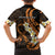 Liver Cancer Awareness Month Hawaiian Shirt Awareness Is Key Orange Polynesian Ribbon