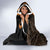 Liver Cancer Awareness Month Hooded Blanket Awareness Is Key Orange Polynesian Ribbon