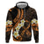 Liver Cancer Awareness Month Hoodie Awareness Is Key Orange Polynesian Ribbon