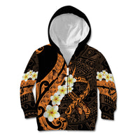 Liver Cancer Awareness Month Kid Hoodie Awareness Is Key Orange Polynesian Ribbon