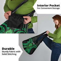 ADHD Awareness Month You Matter Grocery Bag Green Polynesian Ribbon