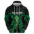 ADHD Awareness Month You Matter Hoodie Green Polynesian Ribbon