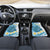 Blue Hawaii Shark Tattoo Car Mats Frangipani With Polynesian Pastel Version