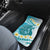 Turquoise Hawaii Shark Tattoo Car Mats Frangipani With Polynesian Pastel Version