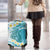 Turquoise Hawaii Shark Tattoo Luggage Cover Frangipani With Polynesian Pastel Version