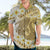 Gold Hawaii Shark Tattoo Hawaiian Shirt Frangipani With Polynesian Pastel Version