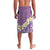 Purple Hawaii Shark Tattoo Lavalava Frangipani With Polynesian Pastel Version