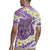 Purple Hawaii Shark Tattoo Rugby Jersey Frangipani With Polynesian Pastel Version
